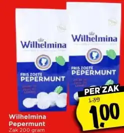 Vomar Voordeelmarkt Wilhelmina Pepermunt aanbieding