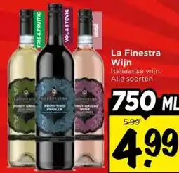 Vomar Voordeelmarkt La Finestra Wijn aanbieding