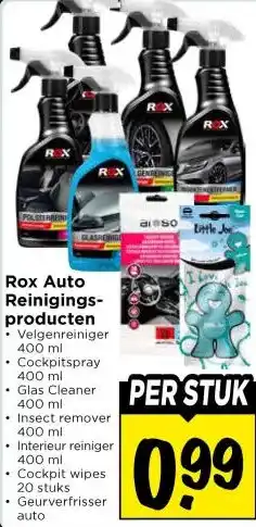 Vomar Voordeelmarkt Rox Auto Reinigings- producten aanbieding