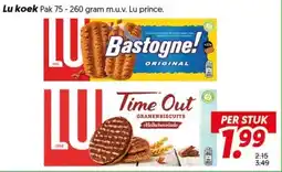 Dekamarkt Lu koek aanbieding