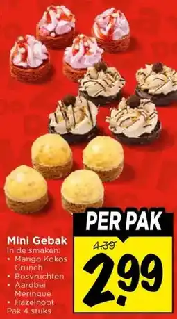 Vomar Voordeelmarkt Mini Gebak aanbieding
