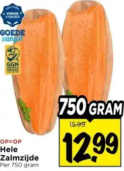 Vomar Voordeelmarkt Hele Zalmzijde aanbieding