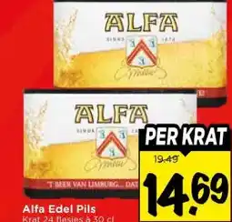 Vomar Voordeelmarkt Alfa Edel Pils aanbieding