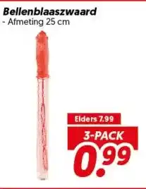 Dekamarkt Bellenblaaszwaard aanbieding