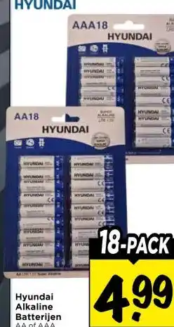 Vomar Voordeelmarkt Hyundai Alkaline Batterijen aanbieding