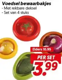 Dekamarkt Voedsel bewaarbakjes aanbieding