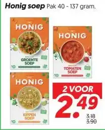 Dekamarkt Honig soep aanbieding