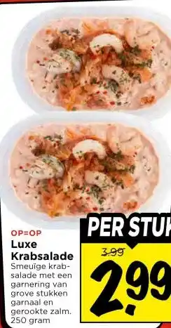 Vomar Voordeelmarkt Luxe Krabsalade. aanbieding
