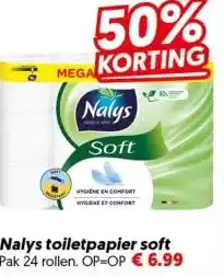 Dekamarkt Nalys toiletpapier soft aanbieding