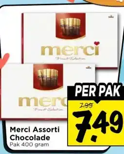 Vomar Voordeelmarkt Merci Assorti Chocolade aanbieding