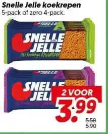 Dekamarkt Snelle Jelle koekrepen aanbieding