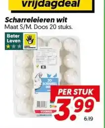 Dekamarkt Scharreleieren wit aanbieding