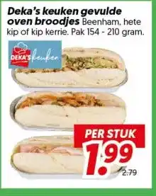 Dekamarkt Deka's keuken gevulde oven broodjes aanbieding