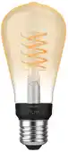 Bol.com Philips Hue filament Edison lamp ST72 - zachtwit licht - 1-pack - E27 aanbieding