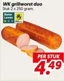 Dekamarkt WK grillworst duo aanbieding