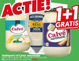 Dekamarkt Hellmann's of Calvé mayonaise aanbieding