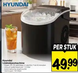 Vomar Voordeelmarkt Hyundai IJsblokjesmachine aanbieding