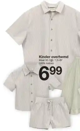 Zeeman Kinder overhemd aanbieding