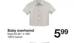 Zeeman Baby overhemd aanbieding