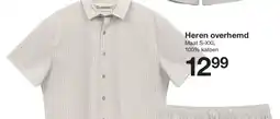 Zeeman Heren overhemd aanbieding