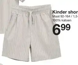 Zeeman Kinder shorts aanbieding
