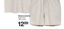 Zeeman Heren shorts aanbieding