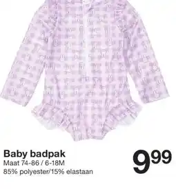 Zeeman Baby badpak aanbieding
