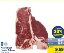 Makro Metro Chef runder T-bone aanbieding