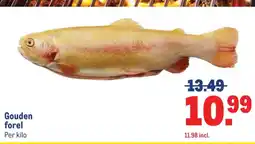 Makro Gouden forel aanbieding