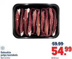Makro Gekookte pulpo tentakels aanbieding
