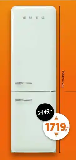 Expert Smeg FAB32RCR6 Creme aanbieding
