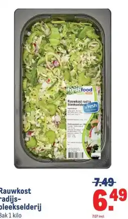 Makro Rauwkost radijs- bleekselderij aanbieding