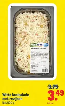 Makro Witte koolsalade met rozijnen aanbieding
