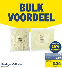 Makro Uienringen of -blokjes aanbieding