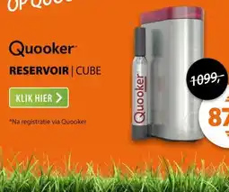 Expert Quooker Reservoir CUBE aanbieding