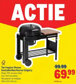 Makro Tarrington House houtskoolbarbecue Calgary aanbieding