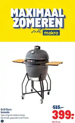 Makro Grill Guru kamado aanbieding