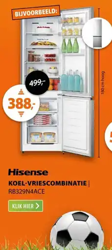 Expert Hisense RB329N4ACE Zilver aanbieding