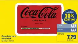 Makro Coca-Cola zero multipack aanbieding