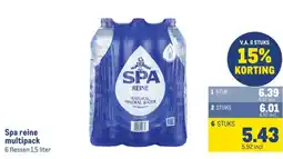 Makro Spa reine multipack aanbieding