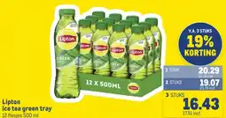 Makro Lipton ice tea green tray aanbieding