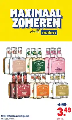 Makro Alle Fentimans multipacks aanbieding