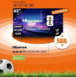 Expert Hisense QLED 65E79Q PRO (2025) aanbieding