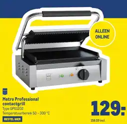 Makro Metro Professional contactgrill aanbieding