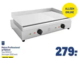 Makro Metro Professional grillplaat aanbieding