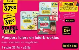 Etos Pampers luiers en luierbroekjes aanbieding