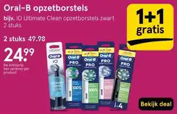 Etos Oral-B opzetborstels aanbieding