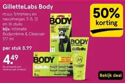 Etos Gillette Labs Body aanbieding