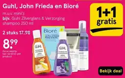 Etos Guhl, John Frieda en Bioré aanbieding