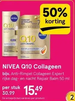 Etos NIVEA Q10 Collageen aanbieding